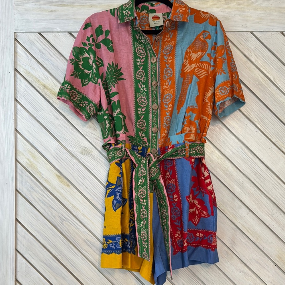 Farm Rio Tropical Romper
